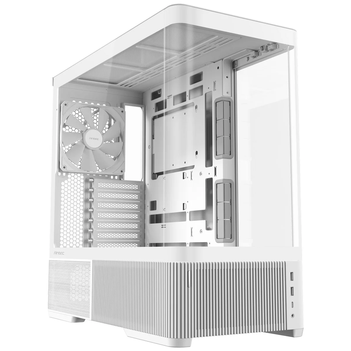 Antec C6 Curve Air Panoramic Mid Tower Case - White, image 1 of 1