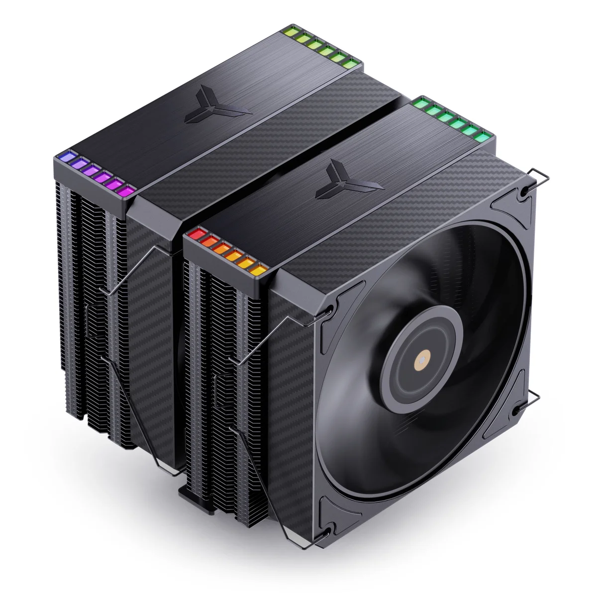Jonsbo HX6280 RGB Black Dual Tower CPU Cooler - 130mm, image 1 of 1