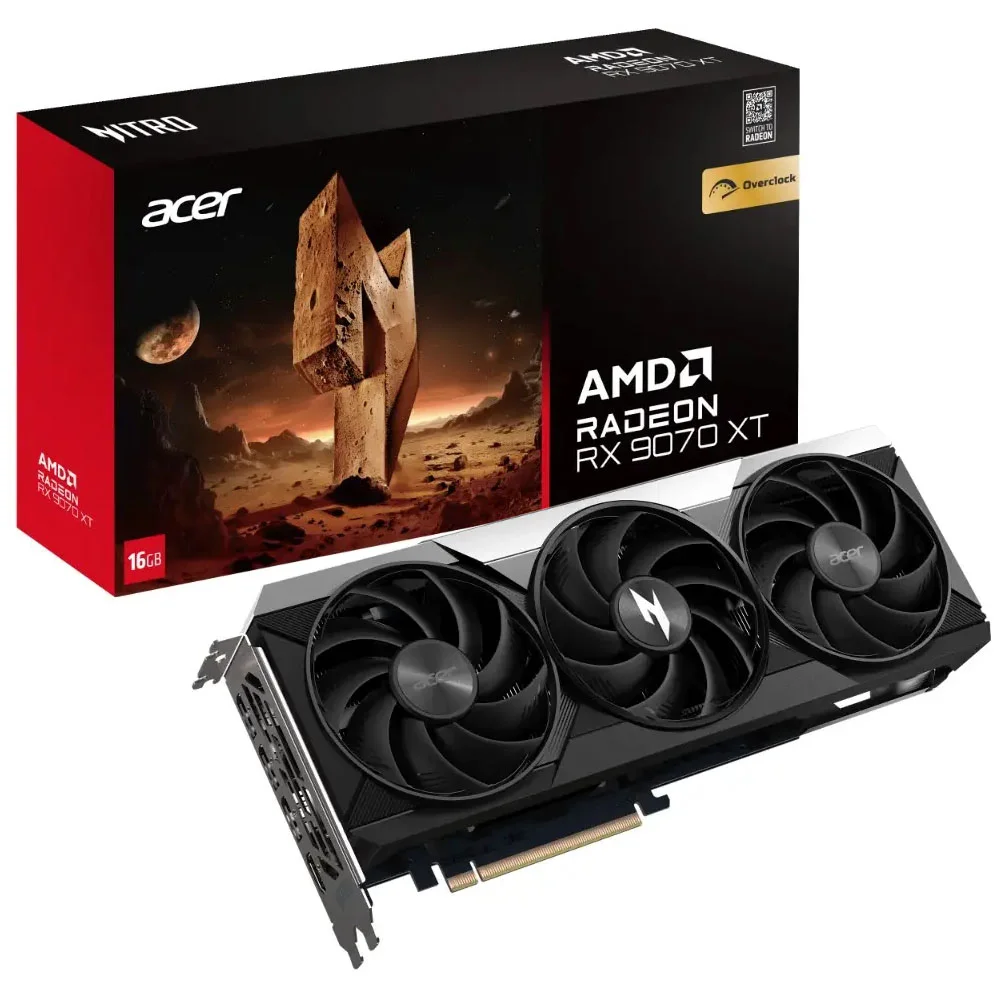 Acer Radeon RX 9070 XT Nitro OC, image 1 of 1