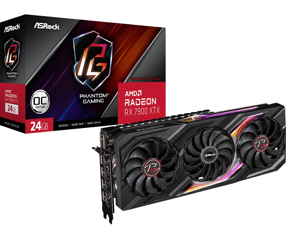 ASRock Radeon RX 7900 XTX Phantom Gaming OC, image 1 of 1