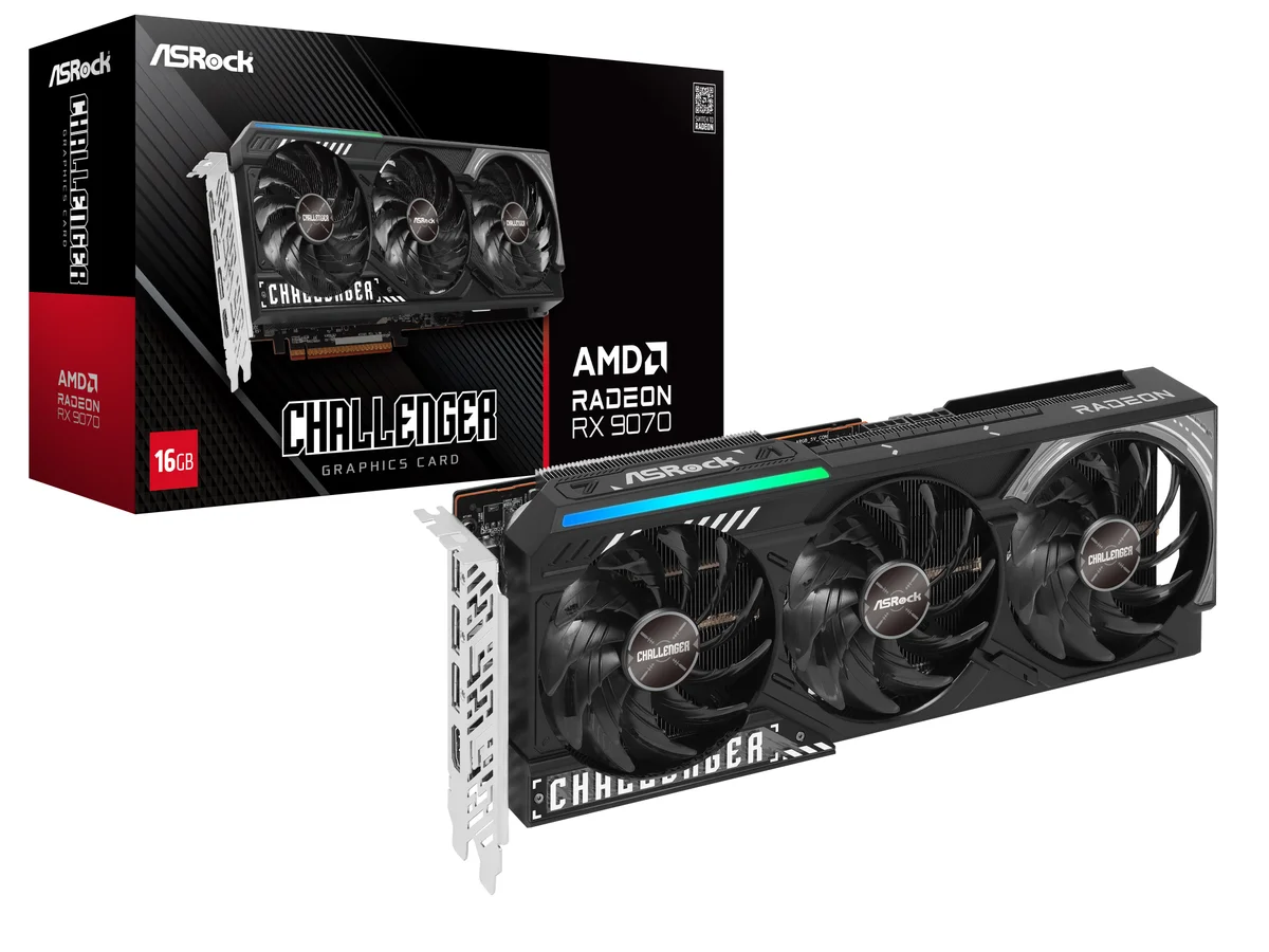 ASRock Radeon RX 9070 Challenger