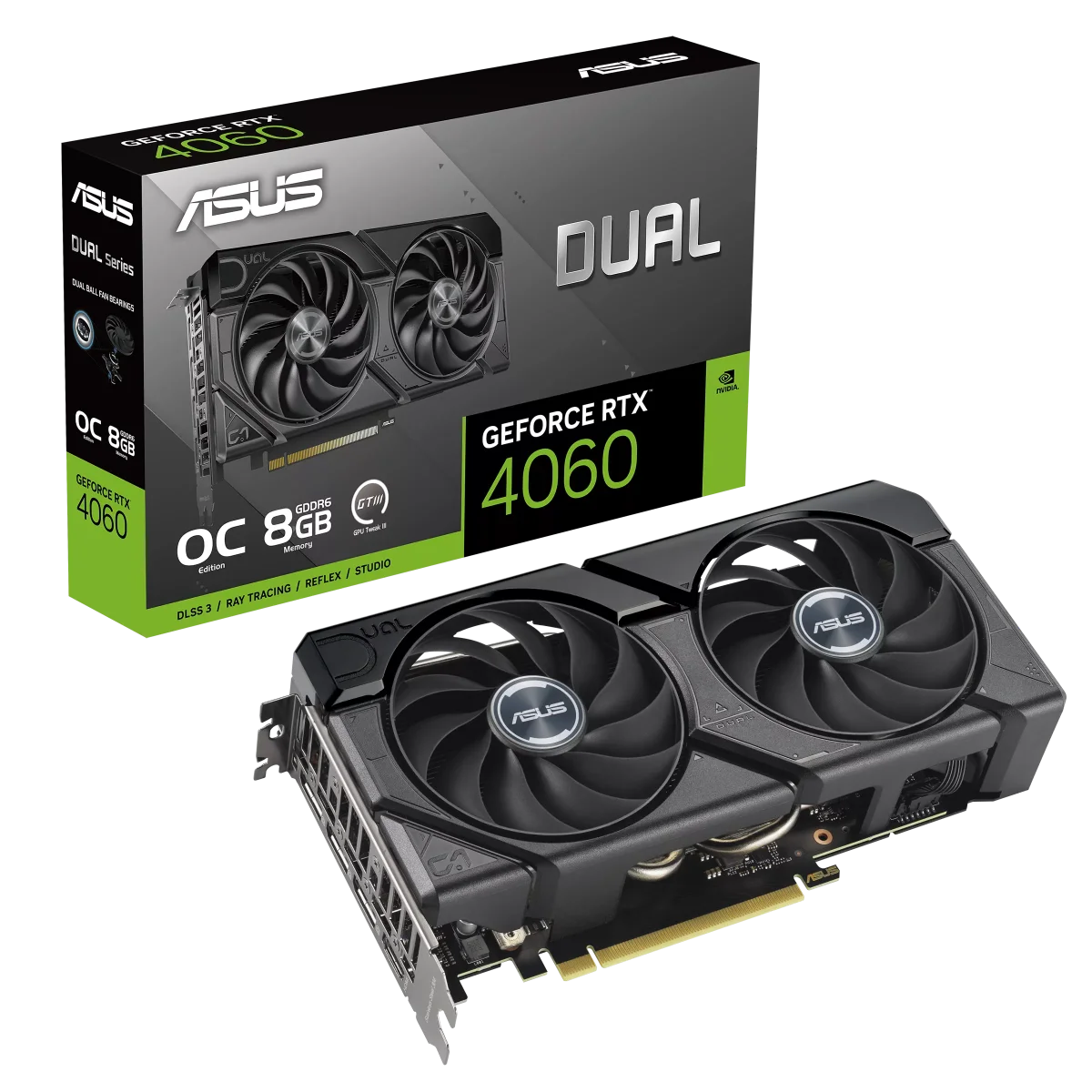 ASUS GeForce RTX 4060 DUAL EVO OC, image 1 of 1