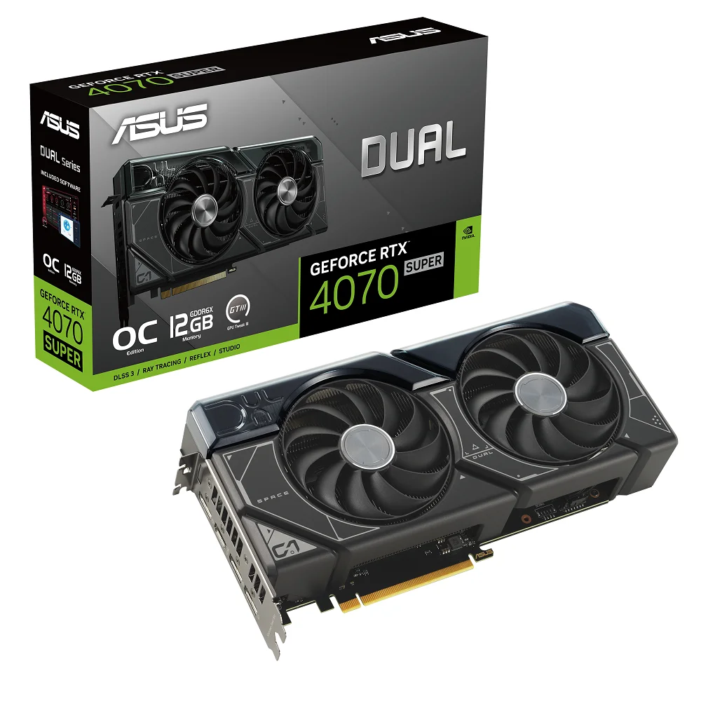 ASUS GeForce RTX 4070 SUPER DUAL OC, image 1 of 1