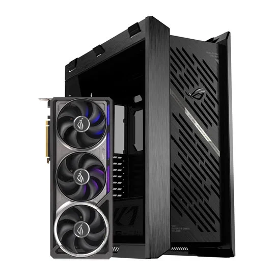 ASUS ROG Astral LC NVIDIA GeForce RTX 5090 32GB GDDR7 OC Edition Liquid Cooled Graphics Card - 90YV0LW2-M0NA00, image 1 of 1