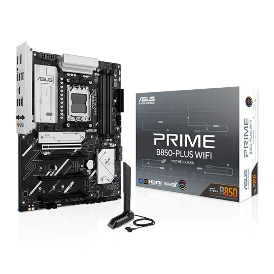 ASUS PRIME B850-PLUS WIFI AMD B850 Socket AM5 ATX - 90MB1L80-M0EAY0, image 1 of 1