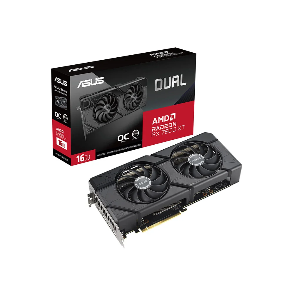 ASUS Radeon RX 7800 XT DUAL OC, image 1 of 1