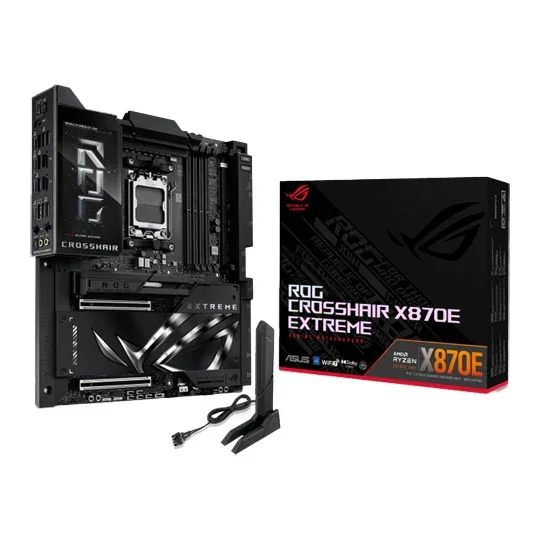 ASUS ROG CROSSHAIR X870E EXTREME AMD RYZEN DDR5 WIFI 7 E-ATX Motherboard - Socket AM5 - 90MB1LB0-M0EAY0, image 1 of 1