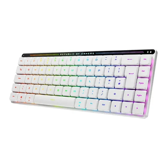 ASUS ROG Falchion RX Wireless Gaming Keyboard - White, image 1 of 1