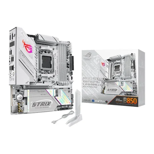 ASUS ROG STRIX B850-G GAMING WIFI AMD RYZEN DDR5 WIFI MATX Motherboard - Socket AM5 - 90MB1M30-M0EAY0, image 1 of 1