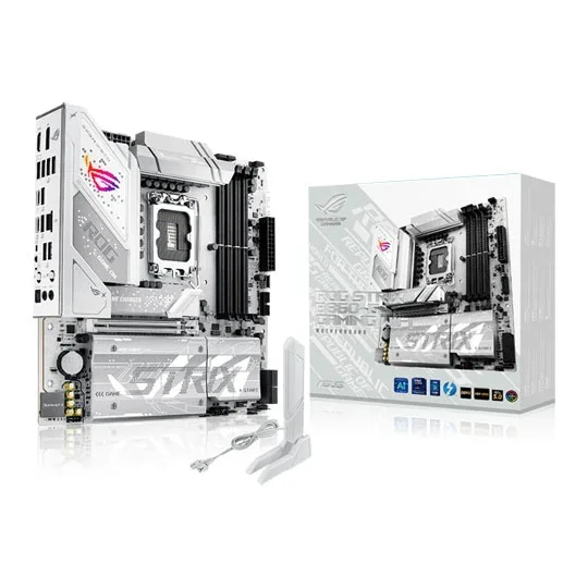 ASUS ROG STRIX B860-G GAMING WIFI Intel DDR5 MATX Motherboard LGA 1851 - 90MB1JF0-M0EAY0, image 1 of 1