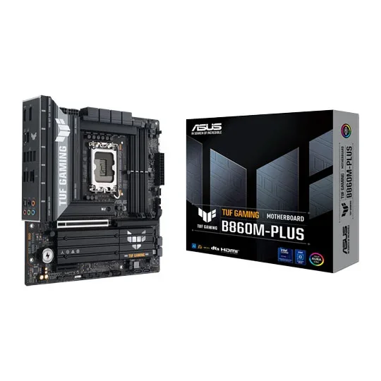 ASUS TUF GAMING B860M-PLUS Intel DDR5 mATX Motherboard LGA 1851 - 90MB1JW0-M0EAY0, image 1 of 1