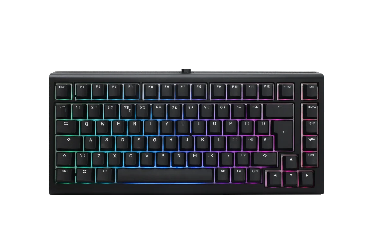 Ducky Project D Tinker 75% RGB USB Mechanical Gaming Keyboard Cherry MX Blue - U, image 1 of 1