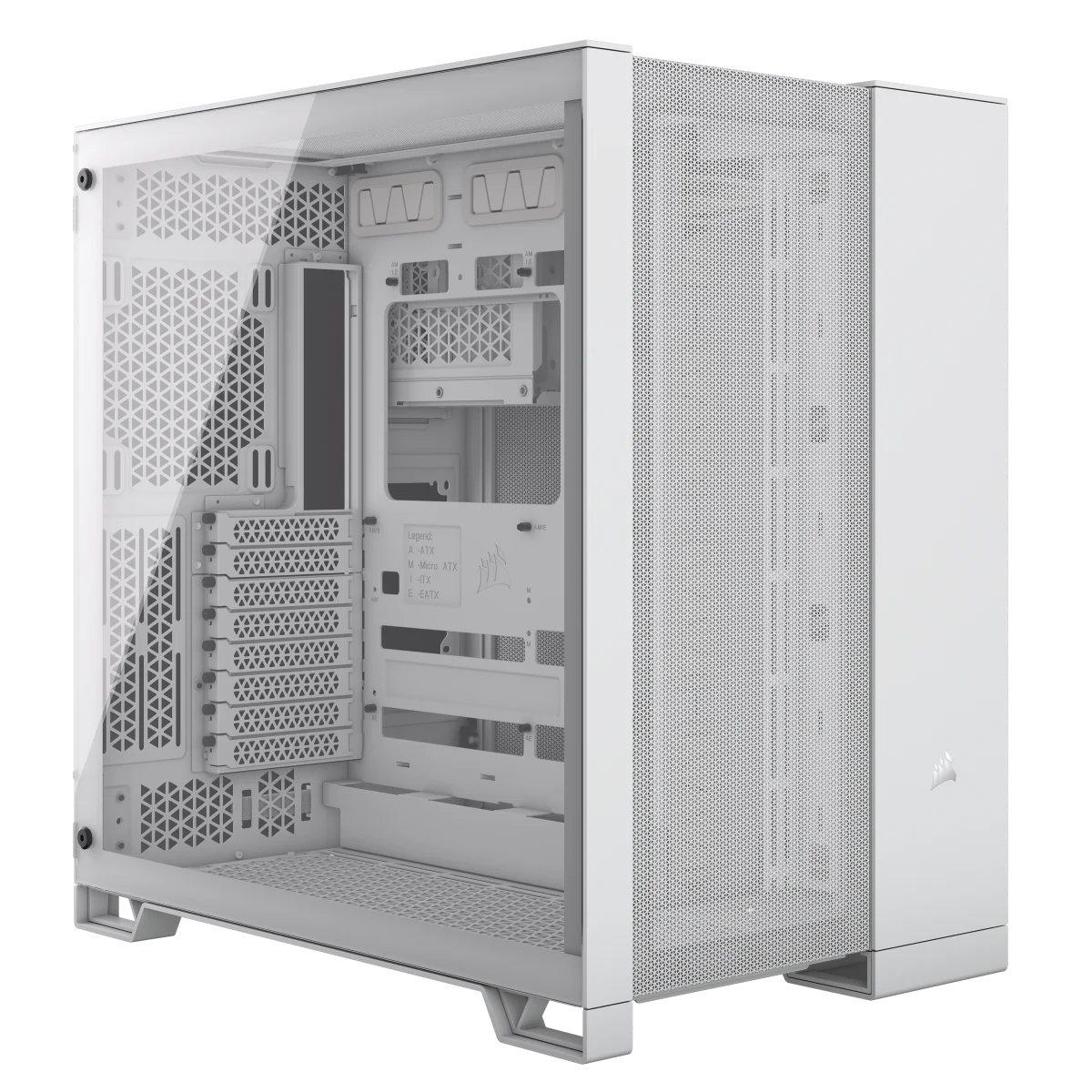 Corsair 6500D Airflow Mid-Tower Dual Chamber PC Case - White - CC-9011260-WW, image 1 of 1