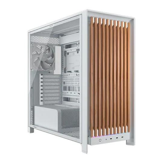 Corsair FRAME 5000D WOOD RS Modular Mid-Tower PC Case - White/Oak, image 1 of 1