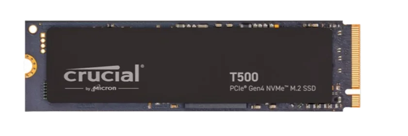 Crucial T500 2TB PCIe Gen 4 NVMe SSD - 7400MB/s Read, 7000MB/s Write - CT2000T500SSD8, image 1 of 1