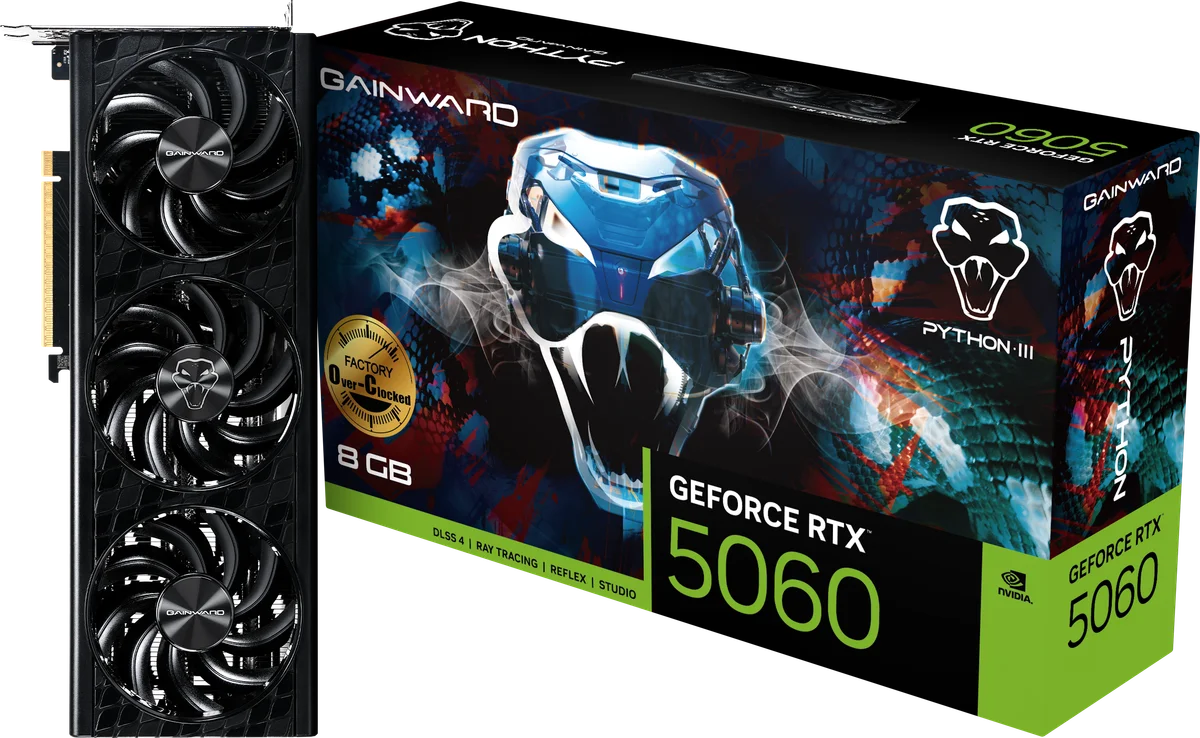 Gainward GeForce RTX 5060 Python III OC, image 1 of 1