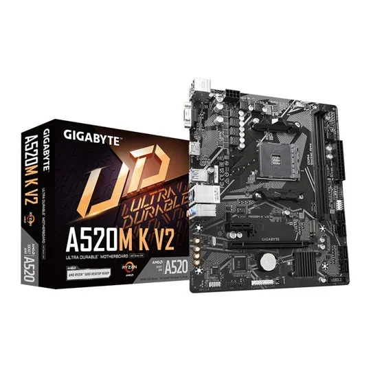 Gigabyte A520M K V2 Micro ATX Motherboard, image 1 of 1