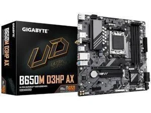 GIGABYTE B650M D3HP AX AM5 Motherboard, Black, image 1 of 1