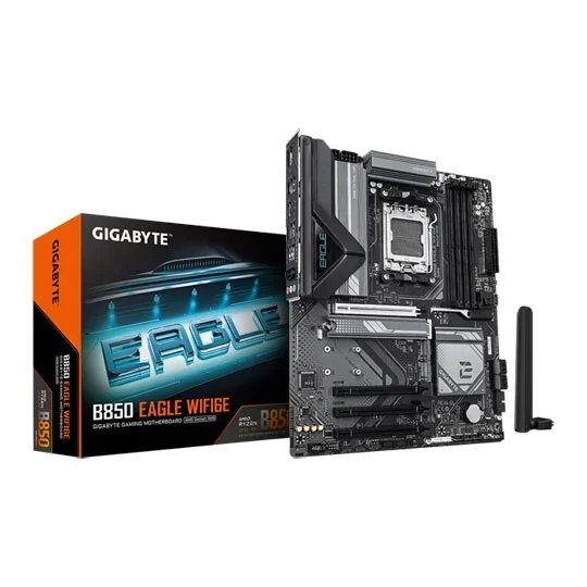 Gigabyte B850 EAGLE WIFI6E AMD Ryzen AM5 DDR5 ATX Motherboard, image 1 of 1