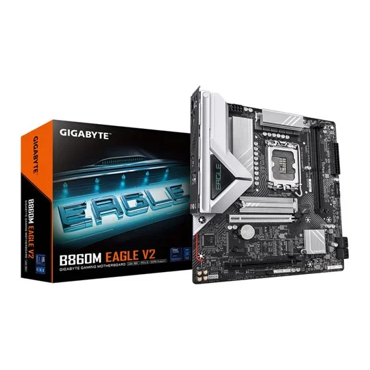 Gigabyte B860M EAGLE V2 LGA 1851 B860 Micro-ATX Motherboard - DDR5, image 1 of 1