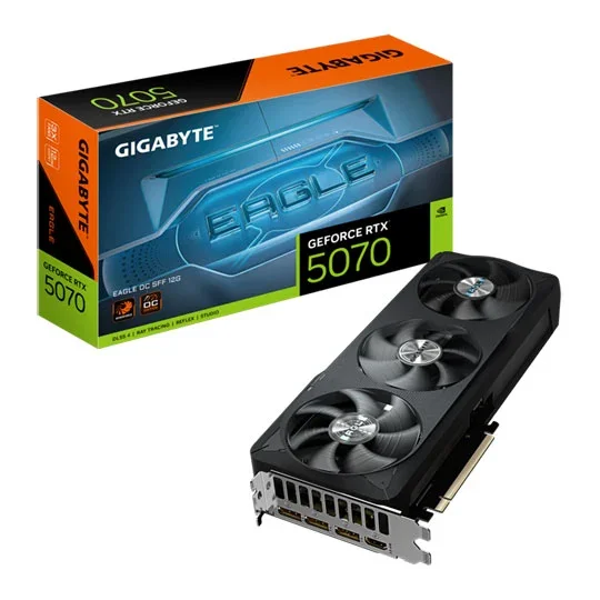 Gigabyte GeForce RTX 5070 EAGLE OC SFF 12G GDDR7 Graphics Card - GV-N5070EAGLE OC-12GD, image 1 of 1