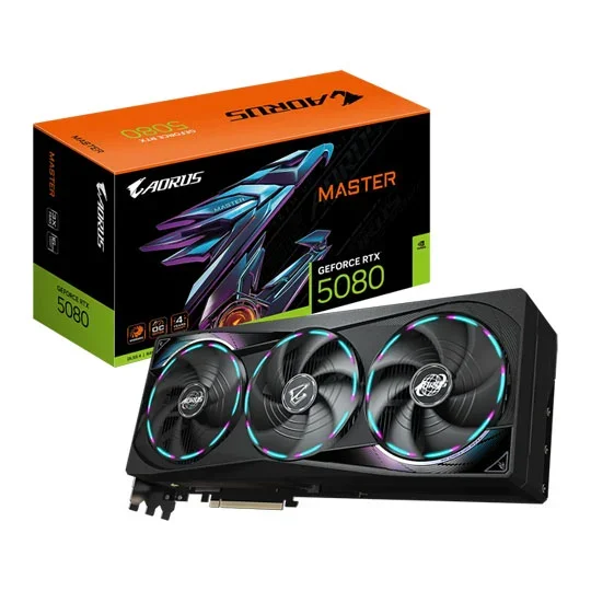 Gigabyte GeForce RTX 5080 AORUS MASTER, image 1 of 1