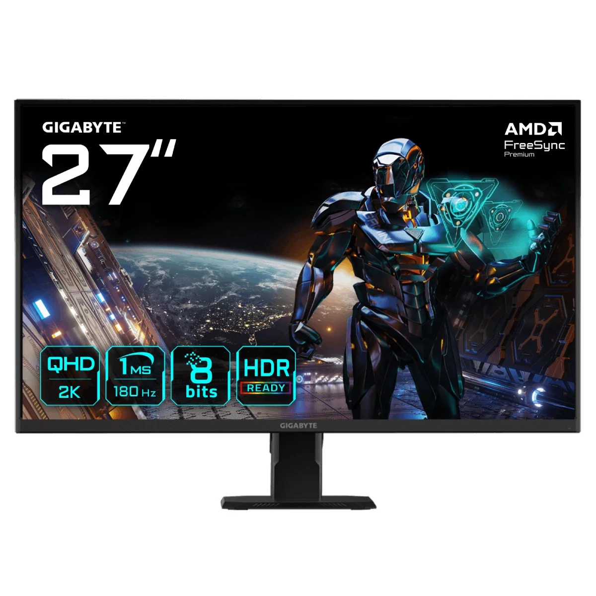 GIGABYTE GS27QA Quad HD 27" IPS LED Gaming Monitor - Black, image 1 of 1