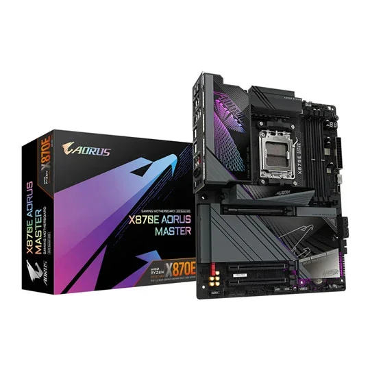 Gigabyte X870E AORUS MASTER AMD Ryzen DDR5 WIFI Motherboard - Socket AM5, image 1 of 1