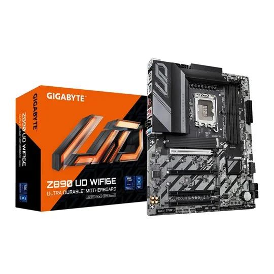 Gigabyte Z890 UD WIFI6E Intel LGA 1851 DDR5 ATX Motherboard, image 1 of 1