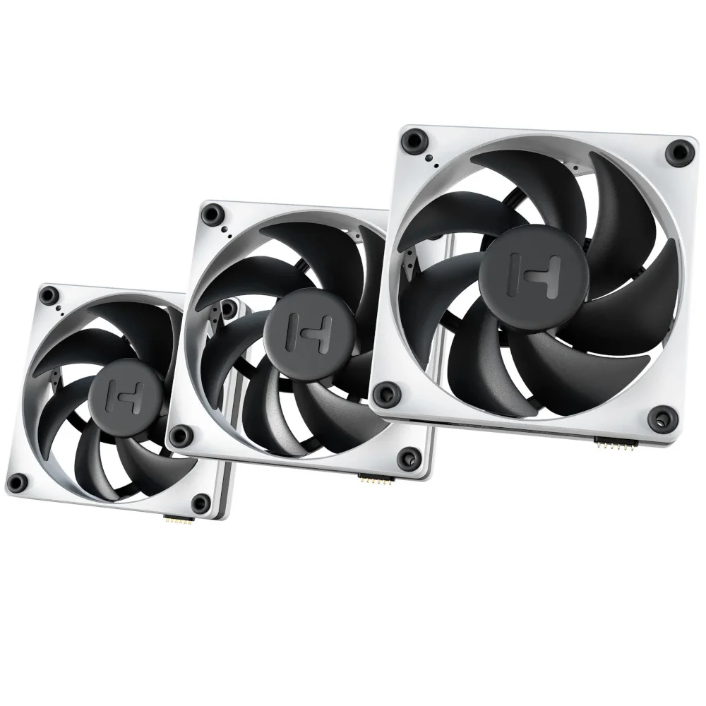 HYTE THICC FP12 32mm 0-3000RPM PWM Triple Fan Pack with NP50 Controller - 120mm, image 1 of 1