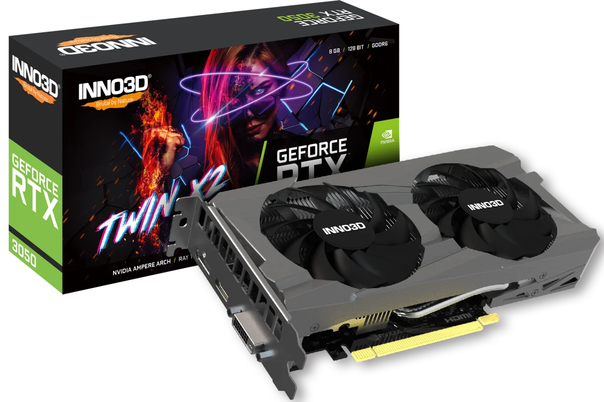 Inno3D GeForce RTX 3050 8GB Twin X2, image 1 of 1