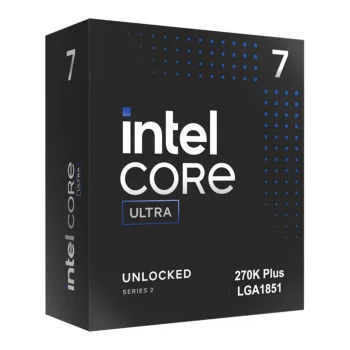 Intel Core Ultra 7 270K Plus 8+16 Core 5.4GHz LGA 1851 Processor - BX80768270K, image 1 of 1