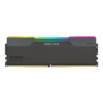 Klevv CRAS V RGB 32GB DDR5 Desktop Memory Kit in Black 2 x 16GB 6000MTs, image 1 of 1