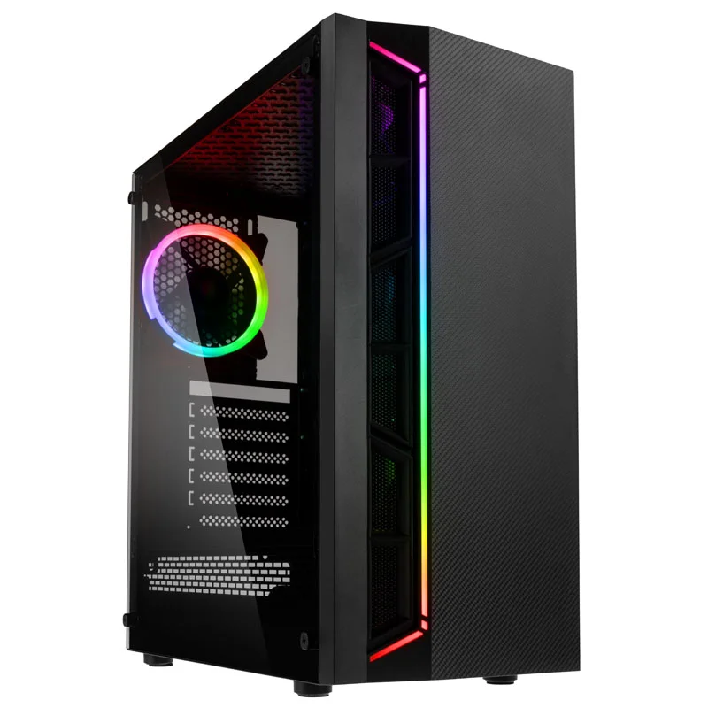 Kolink Inspire K7 ARGB Tempered Glass ATX Midi Tower PC Case - Black, image 1 of 1