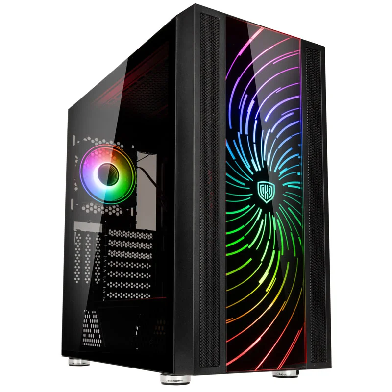 Kolink Unity Adapt ARGB Tempered Glass ATX Mid Tower PC Case - Black, image 1 of 1