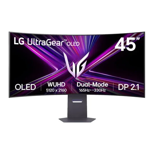 LG LG UltraGear GX9 45GX950A-B.AEK 5K2K 45" Curved Dual-Mode OLED Gaming Monitor - Black, image 1 of 1