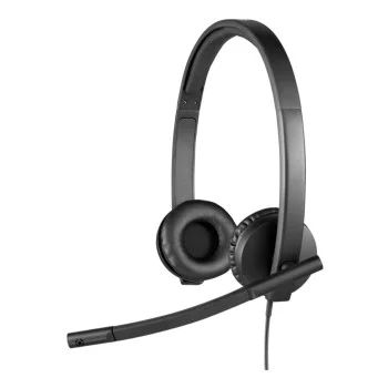 Logitech H570e Stereo USB Headset - Black, image 1 of 1