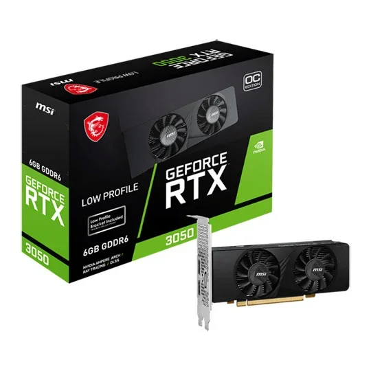 MSI GeForce RTX 3050 6GB LP OC, image 1 of 1