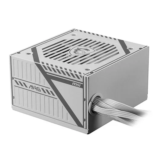 MSI MAG A650BNL 80+ Bronze Non Modular Power Supply - White, image 1 of 1