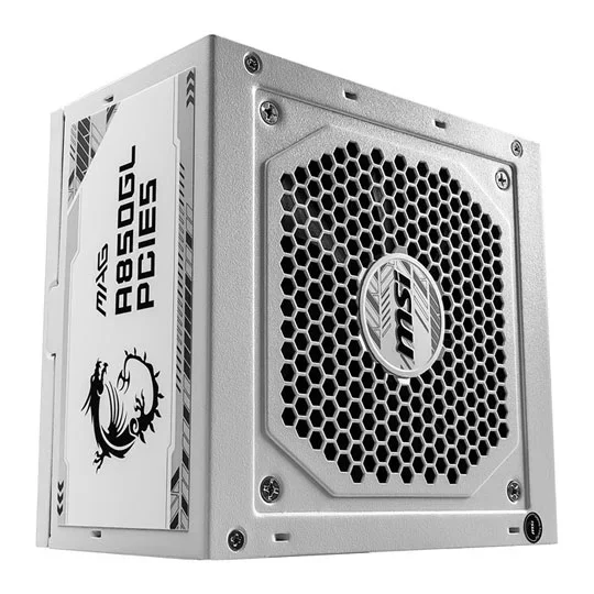 MSI MAG A850GL 850W 80 Plus Gold Rated ATX 3.0 PCIE5 Fully Modular Power Supply Unit, image 1 of 1