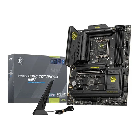 MSI MAG B860 TOMAHAWK WIFI Intel Core Ultra LGA 1851 DDR5 ATX Motherboard, image 1 of 1