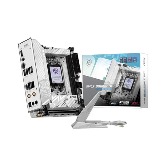 MSI MPG B860I EDGE TI WIFI LGA1851 DDR5 ITX Intel Motherboard, image 1 of 1