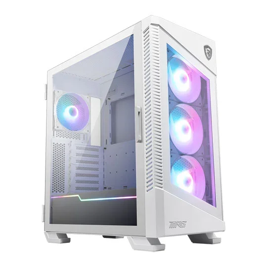 MSI MPG Velox 100R White Mid Tower Case, image 1 of 1