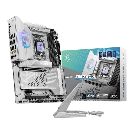 MSI MPG Z890 EDGE TI WIFI Intel DDR5 PCIE 5.0 LGA 1851 ATX Motherboard, image 1 of 1
