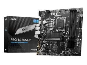 MSI PRO B760M-P DDR5 Intel Micro ATX Motherboard - LGA 1700, image 1 of 1