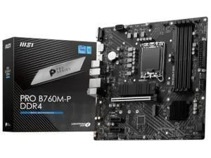 MSI PRO B760M-P DDR4 Intel Micro ATX Motherboard - LGA 1700, image 1 of 1