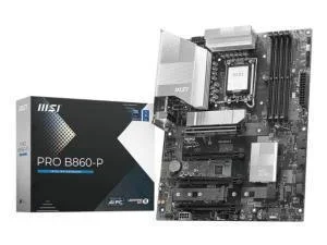 MSI PRO B860-P Intel Core Ultra LGA 1851 DDR5 ATX Motherboard, image 1 of 1