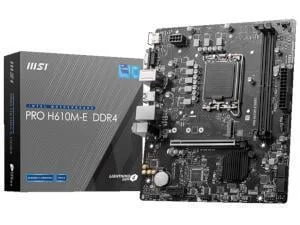MSI PRO H610M-E DDR4 Micro ATX Motherboard, image 1 of 1