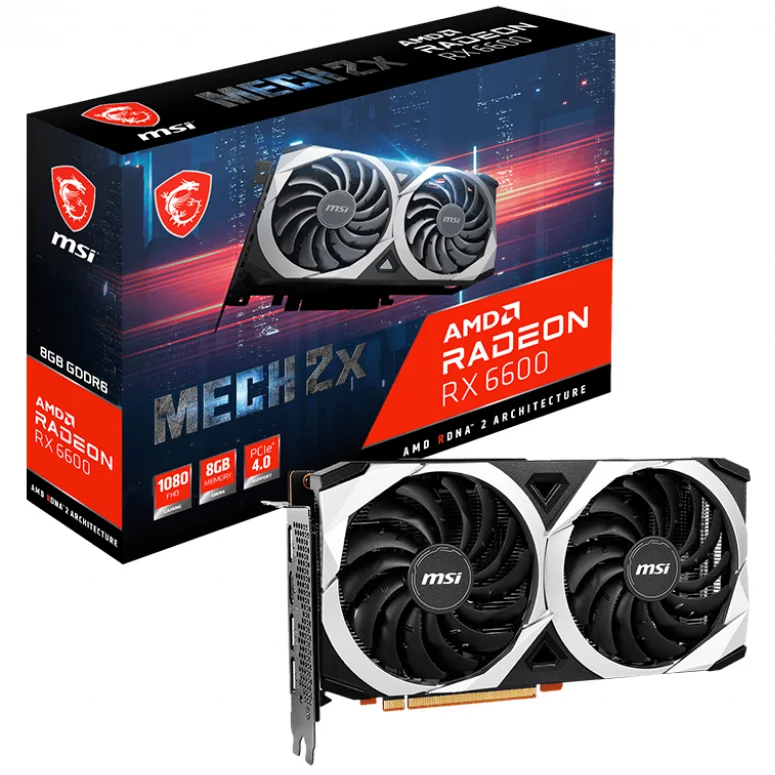 MSI Radeon RX 6600 MECH 2X 8G, image 1 of 1