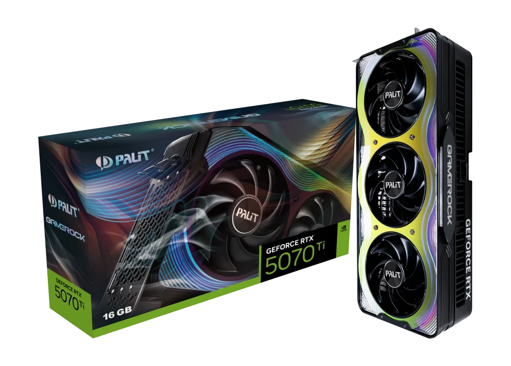 Palit GeForce RTX 5070 Ti GameRock, image 1 of 1